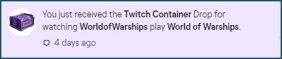 Wargaming Id を Twitch と接続する World Of Warships