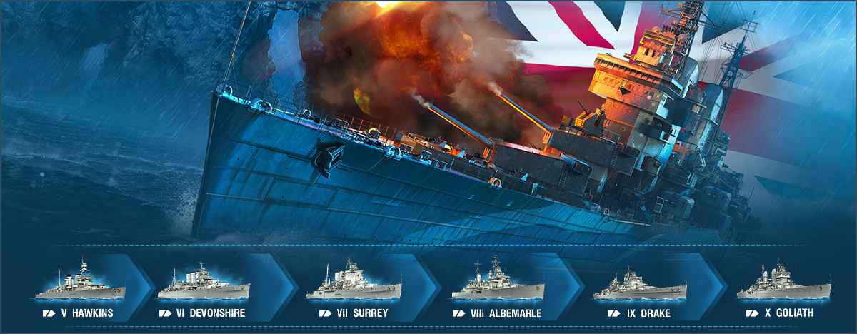 アップデート 0 9 1 イギリス重巡洋艦 パート 2 World Of Warships